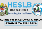 Majina ya Waliopata Mkopo Awamu ya Pili HESLB 2024/2025