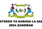 BMZ Matokeo ya Darasa la saba 2024 Zanzibar