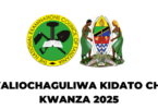 Majina Waliochaguliwa Kidato Cha Kwanza 2025 Form One Selection 2024/2025