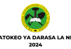 NECTA Matokeo ya Darasa la Nne 2024/2025 (SFNA Standard Four Results 2024)